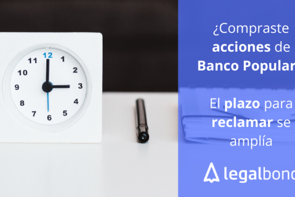 Reclamar acciones banco popular